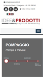 Mobile Screenshot of ideeeprodotti.it